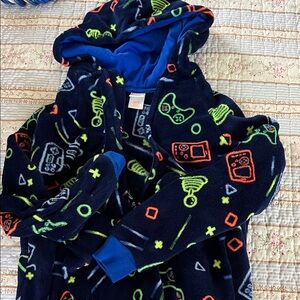 Cat & Jack Kids Pajamas Sleep Sack - Blue with Neon Accents